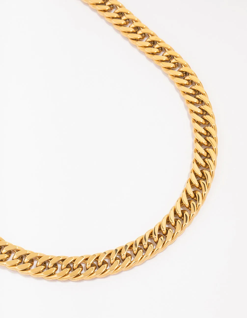 Waterproof Gold Plated Stainless Steel Chain Necklace sold by lovisa