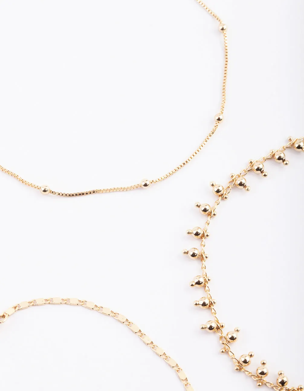 Gold Plated Dainty Anklet Pack sold by lovisa product image thumbnail 2