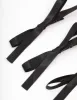 Black Simple Hair Bow 4-Pack sold by lovisa