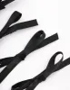 Black Simple Hair Bow 4-Pack sold by lovisa