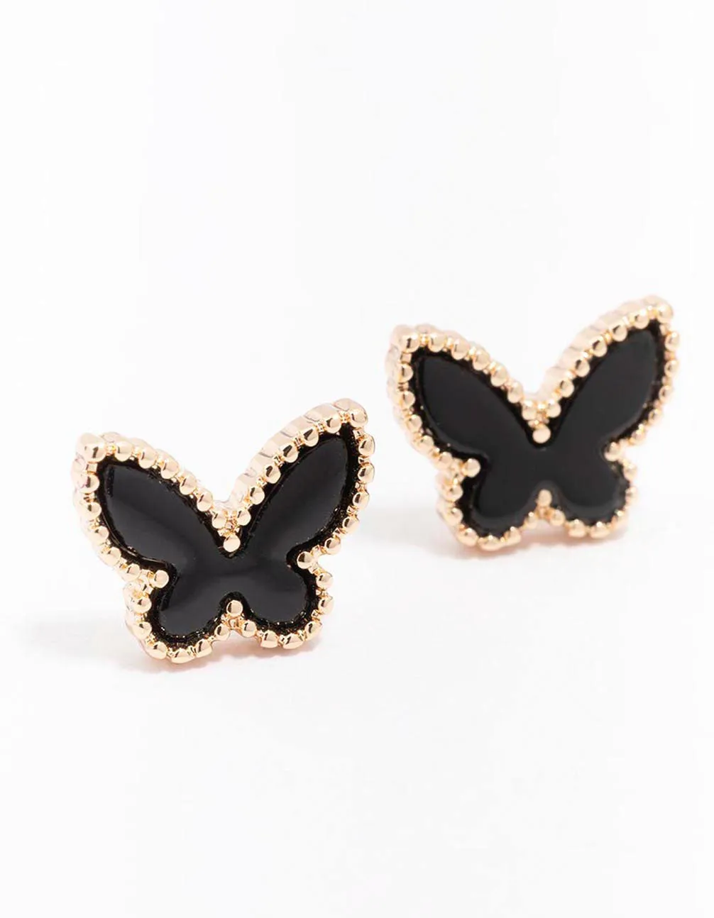 Gold Butterfly Stud Earrings sold by lovisa