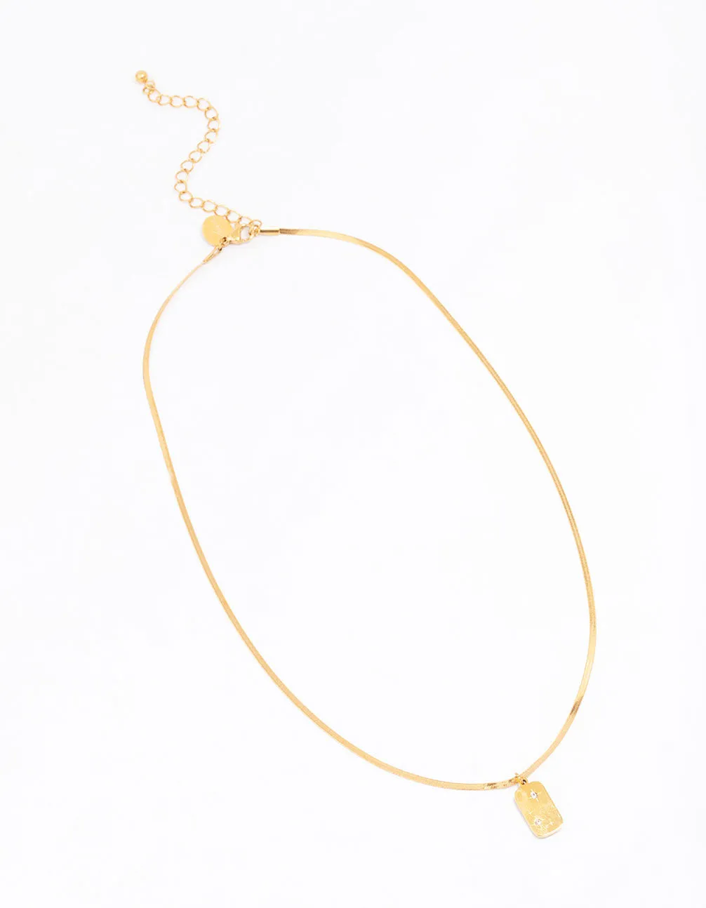 Waterproof Gold Plated Stainless Steel Stars Night Pendant Necklace sold by lovisa product image thumbnail 2