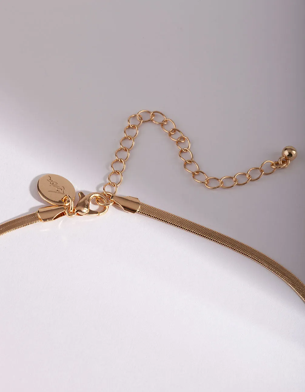 Gold Snake Chain Classic Necklace sold by lovisa product image thumbnail 4