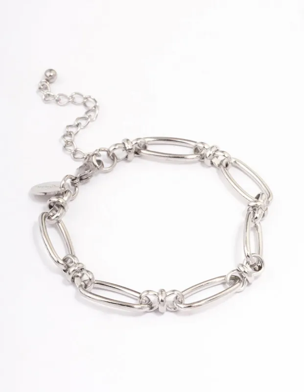 Stainless Steel Oval Link Bracelet sold by lovisa