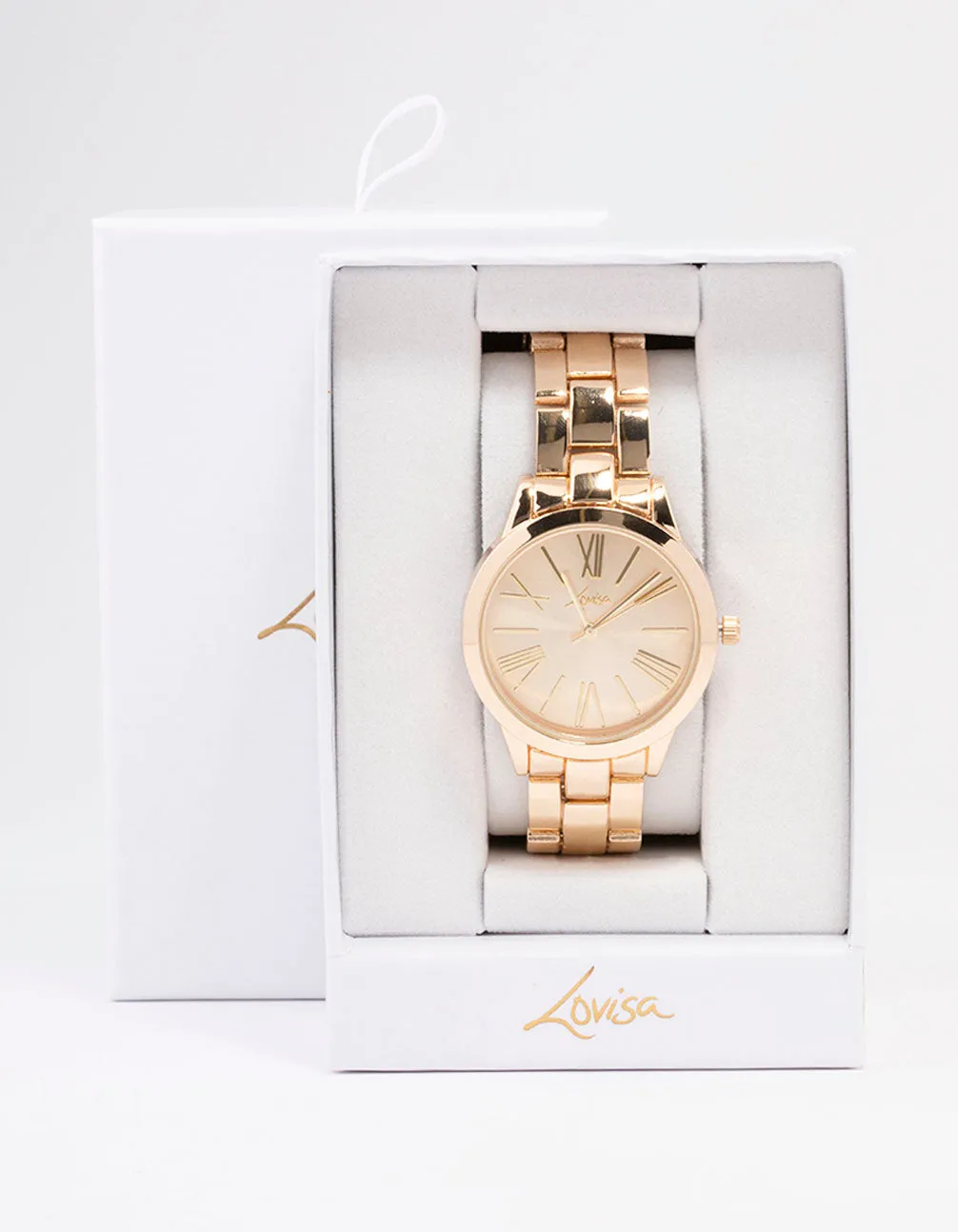 Gold Large Roman Numeral Watch sold by lovisa product image thumbnail 3