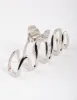 Silver Squiggle Claw Clip sold by lovisa