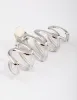 Silver Squiggle Claw Clip sold by lovisa