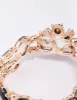 Rose Gold Large Melted Pear Shape Stone Bracelet sold by lovisa