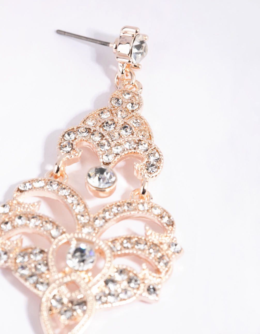 Rose Gold Vintage Drop Earrings sold by lovisa product image thumbnail 2