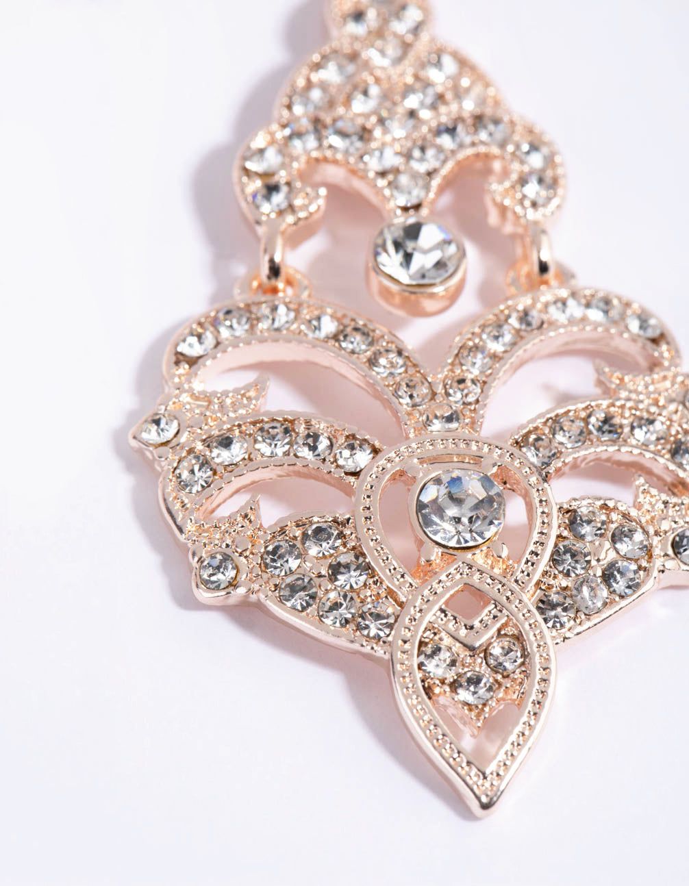 Rose Gold Vintage Drop Earrings sold by lovisa product image thumbnail 3