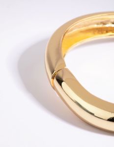 Gold Plated Wave Bangle sold by lovisa