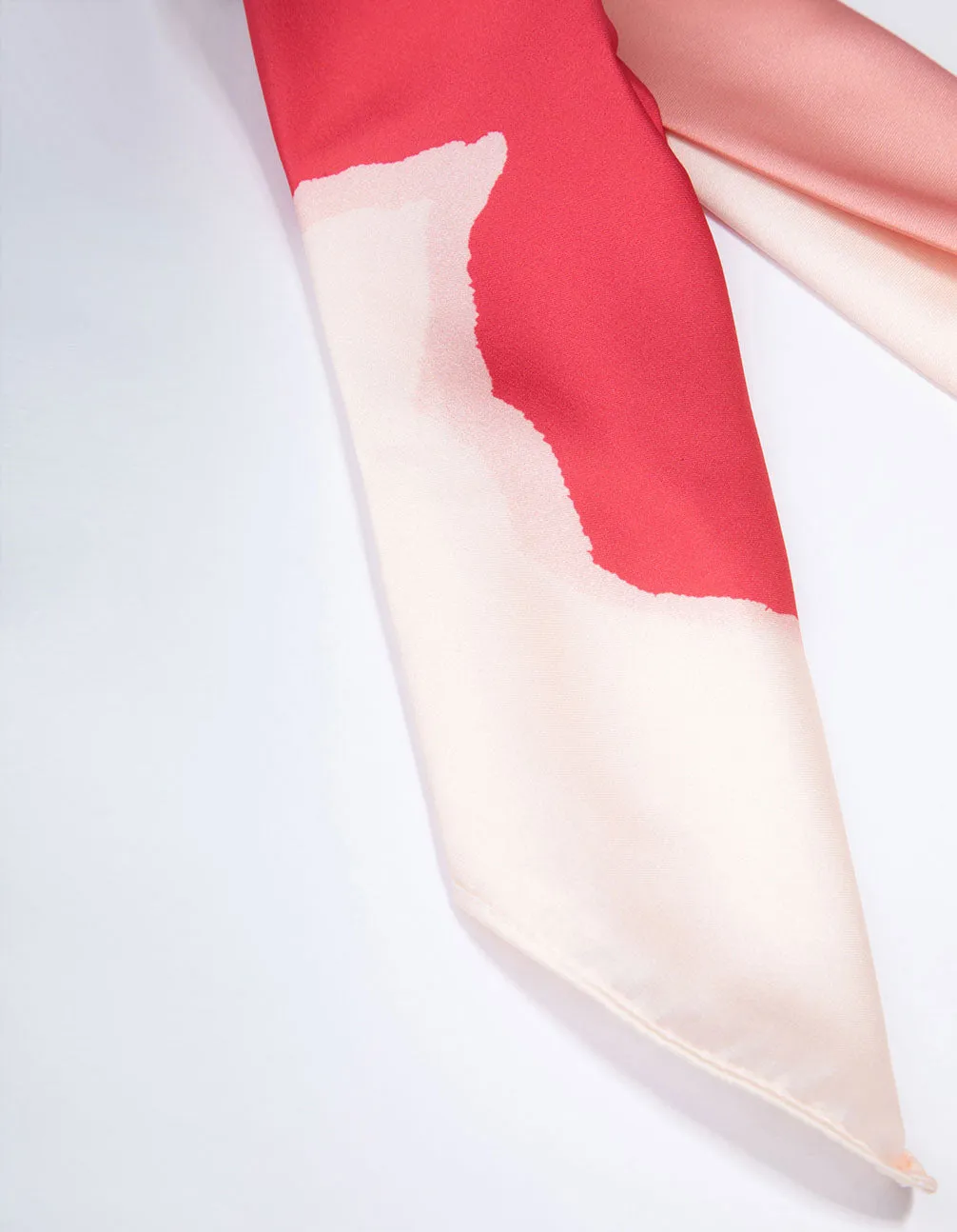 Pink & White Fabric Splatter Scarf sold by lovisa product image thumbnail 3