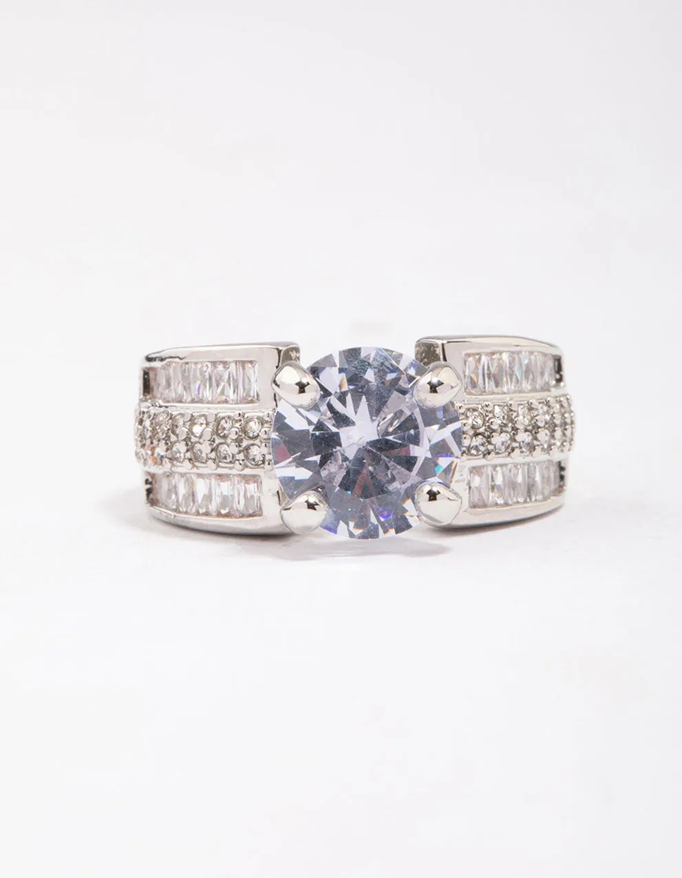 Silver Luxe Square Band Ring sold by lovisa product image thumbnail 3