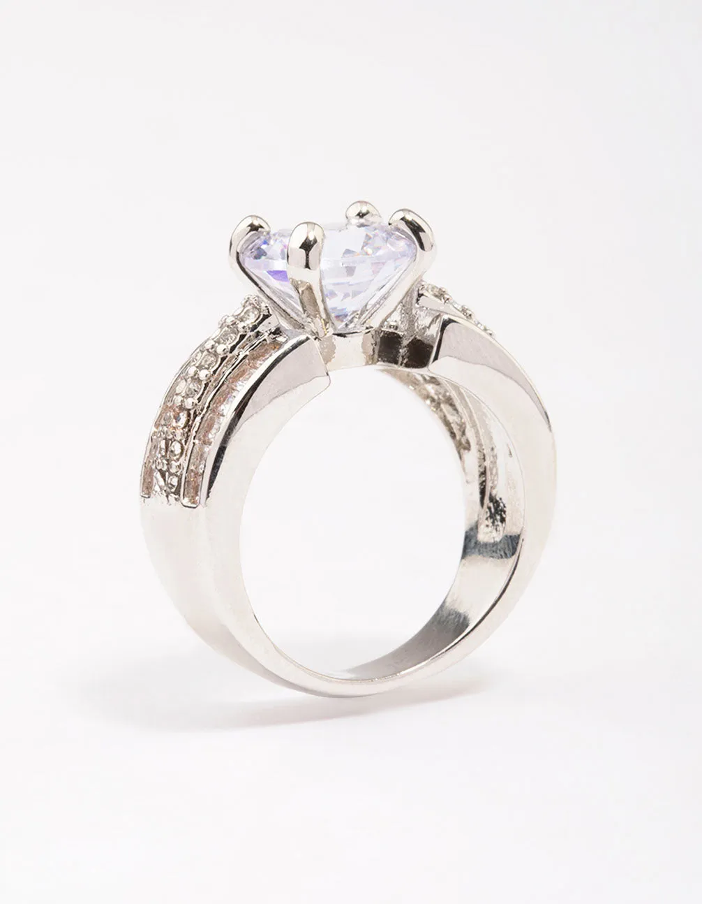 Silver Luxe Square Band Ring sold by lovisa product image thumbnail 2