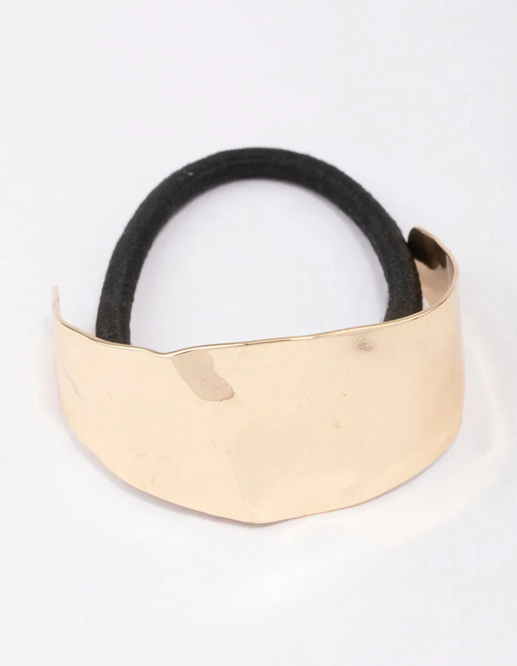 Gold Medium Wavy Pony Tail Hair Tie sold by lovisa product image thumbnail 2