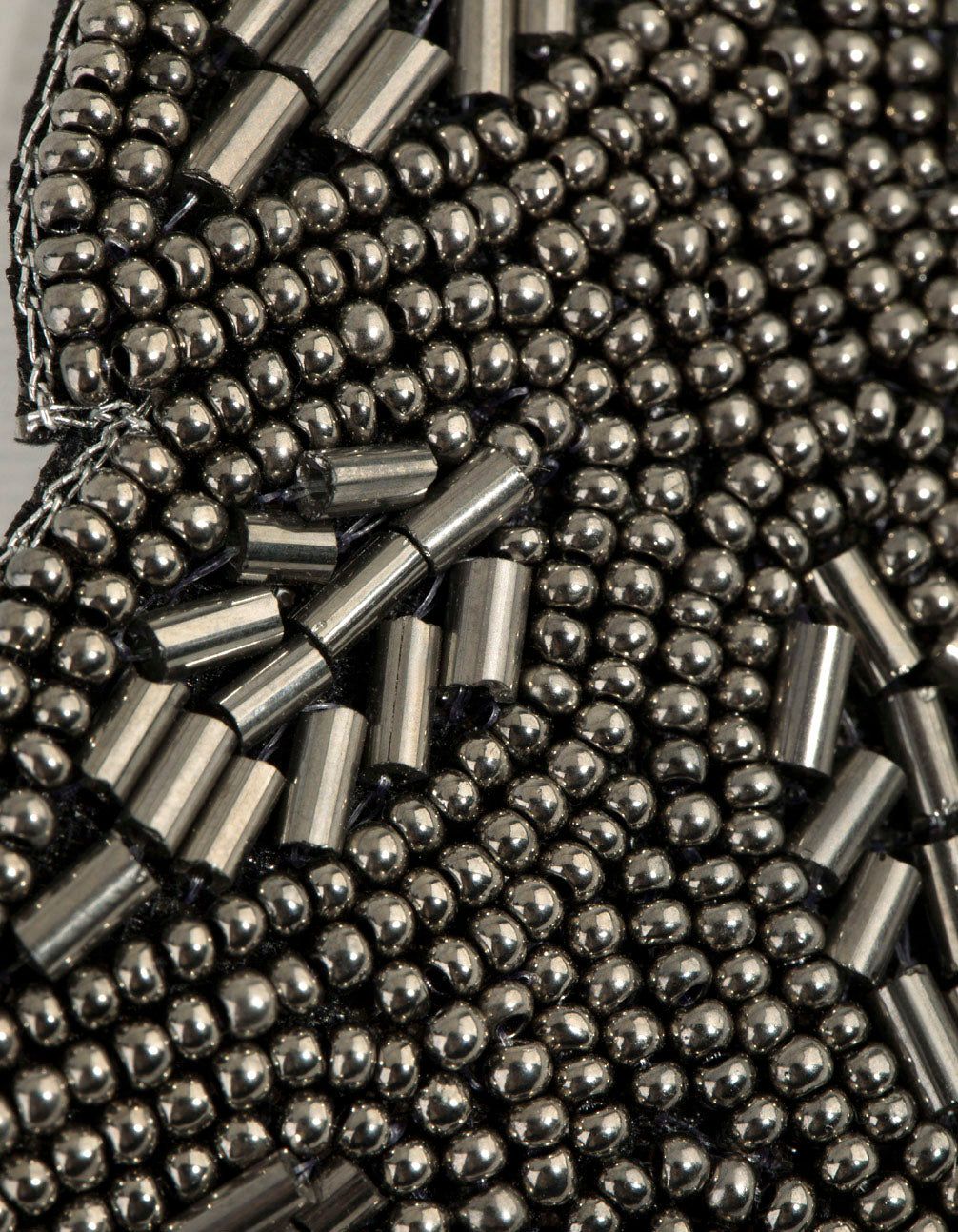 Beaded Leaf Detailed Grey Sash sold by lovisa product image thumbnail 4