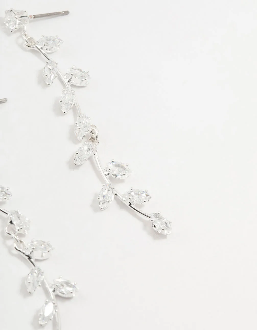 Cubic Zirconia Leaf Drop Earrings sold by lovisa product image thumbnail 3