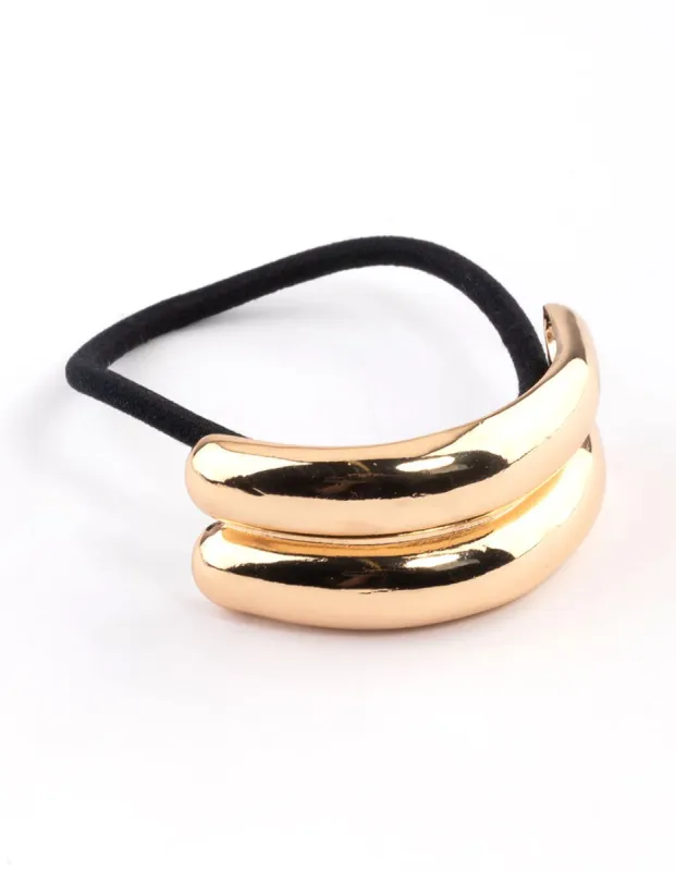 Gold Wrapped Detail Ponytail Accessory sold by lovisa