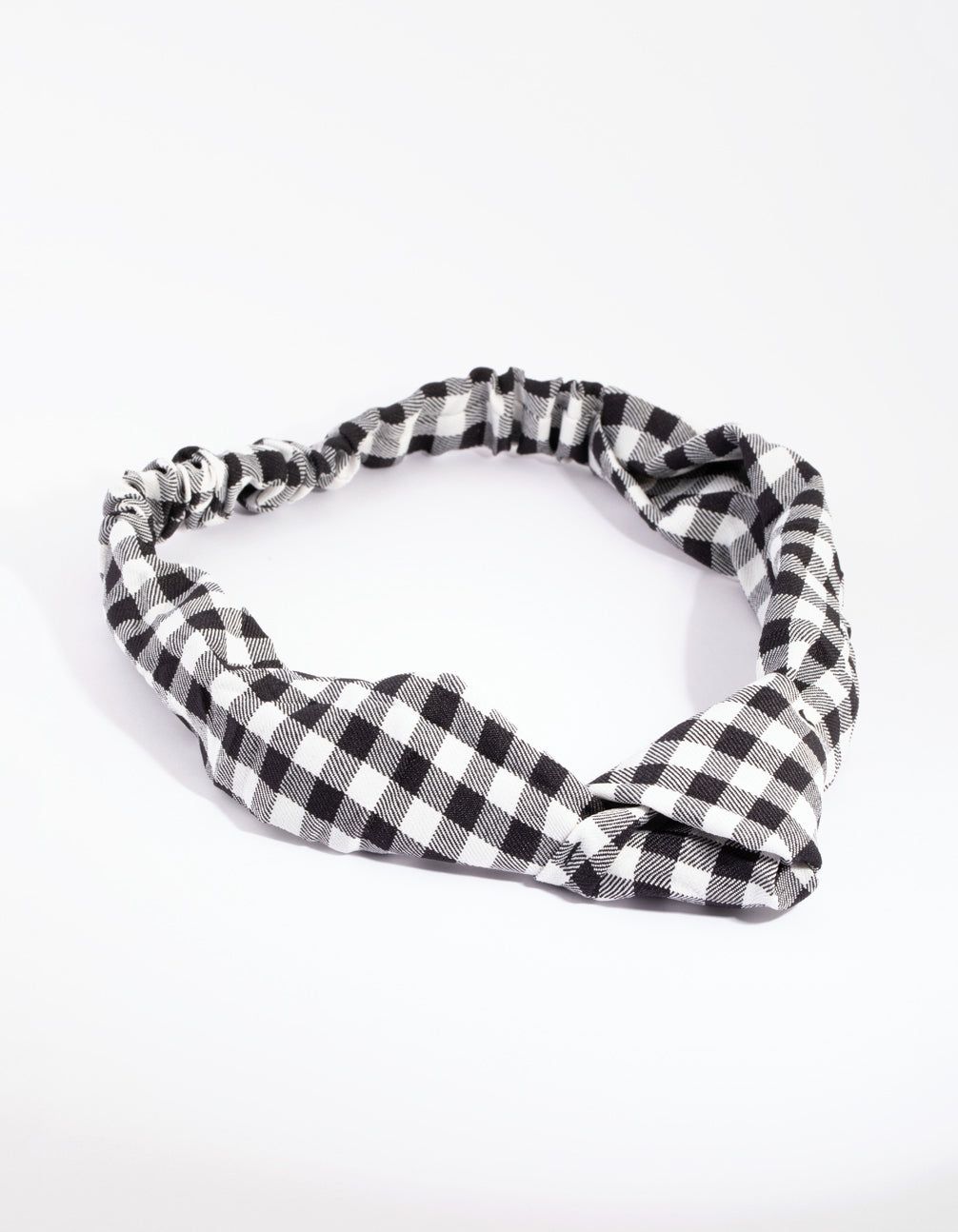 Gingham Knot Stretch Headband sold by lovisa