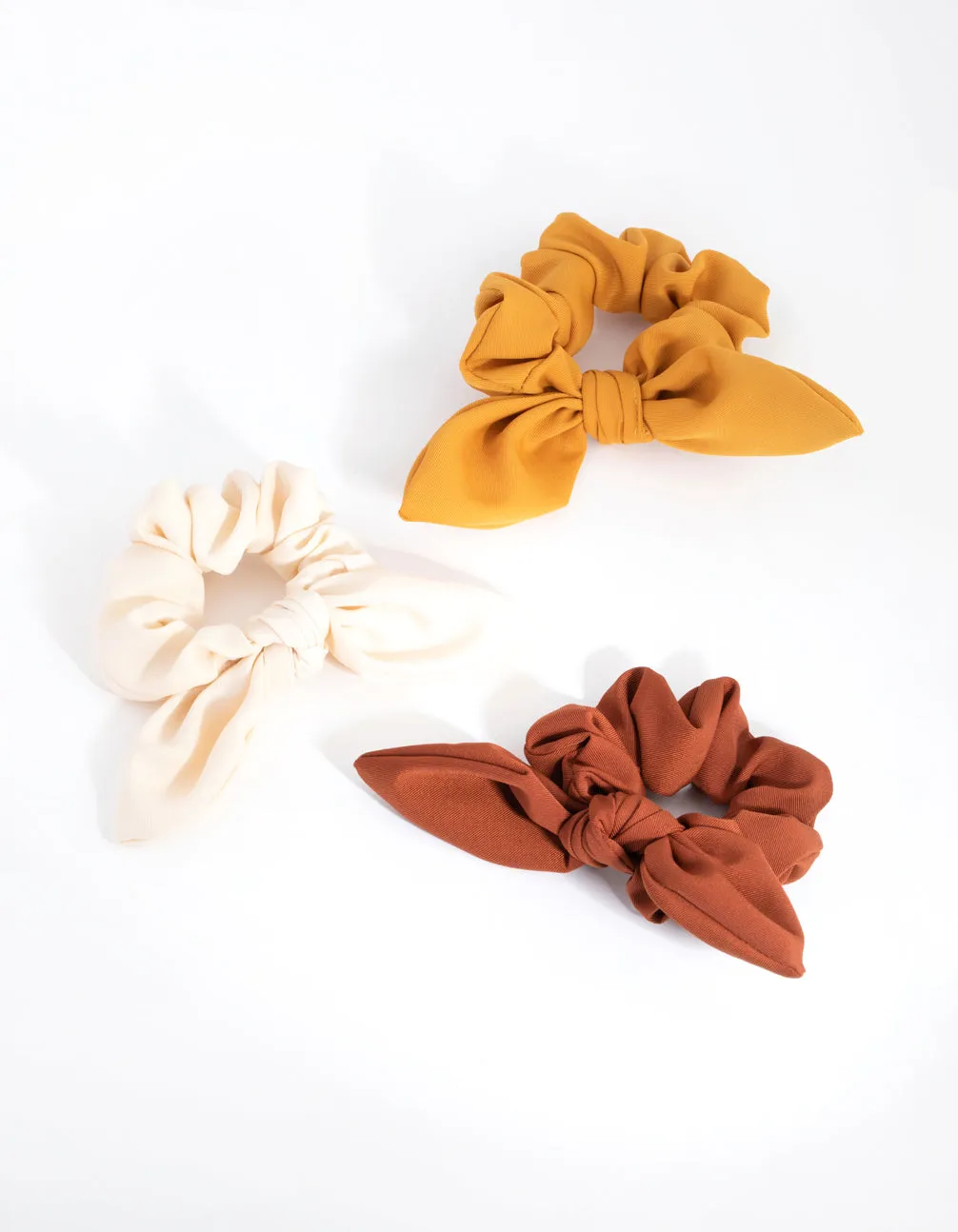Earth Bunny Ears Scrunchie Pack sold by lovisa
