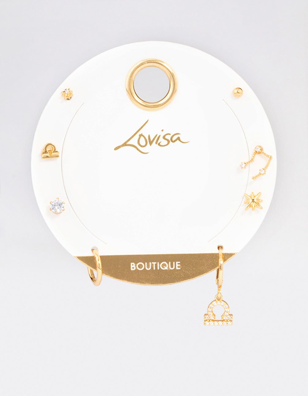 Gold Plated Libra Star Sign Ear Stackers sold by lovisa product image thumbnail 3