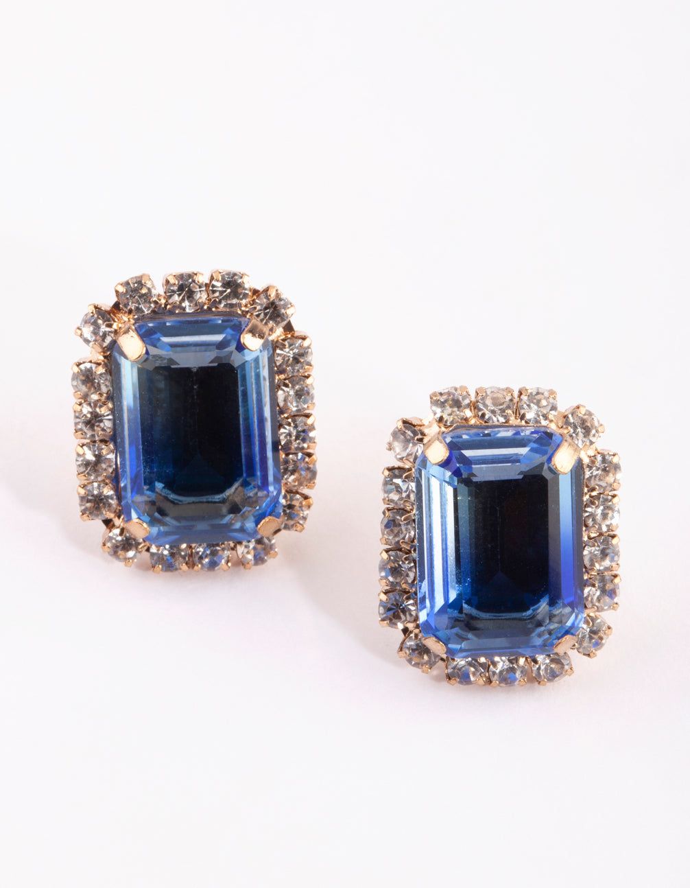 Blue Stone Stud Earrings sold by lovisa