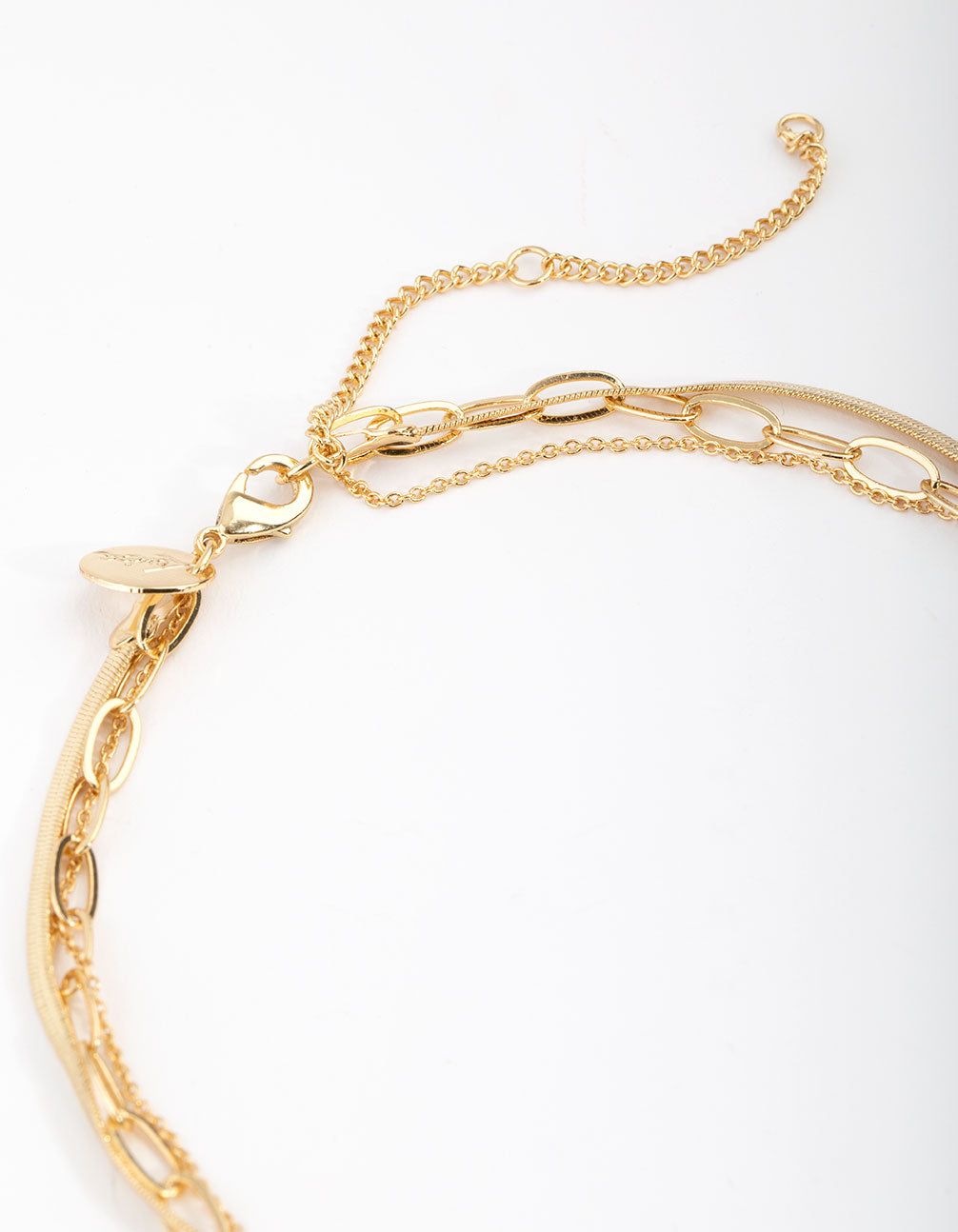 Gold Plated Disc Multi Necklace sold by lovisa product image thumbnail 4