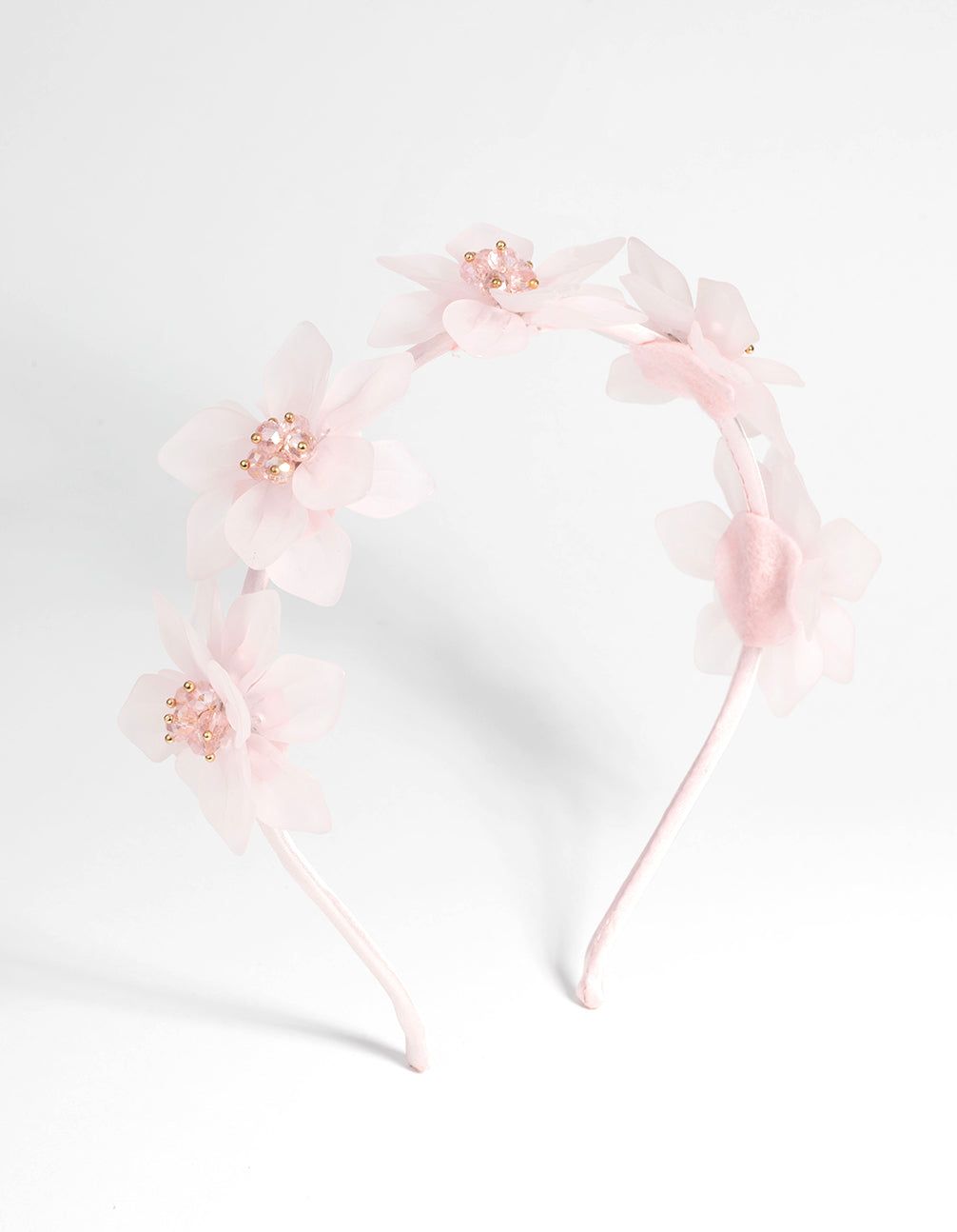 Frosted Flower Acrylic Alice Band sold by lovisa