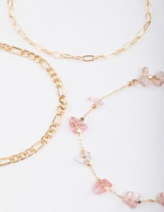 Gold Quartz Multi Anklet Pack sold by lovisa