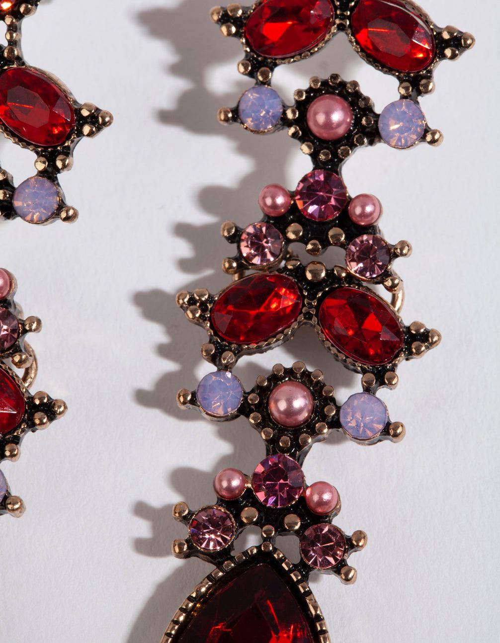 Antique Gold Small Marquise Drop Earrings sold by lovisa product image thumbnail 4