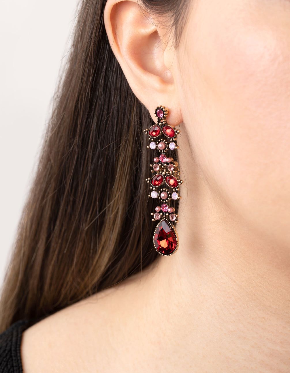 Antique Gold Small Marquise Drop Earrings sold by lovisa product image thumbnail 2