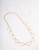 Gold Large Open Heart Waist Chain sold by lovisa