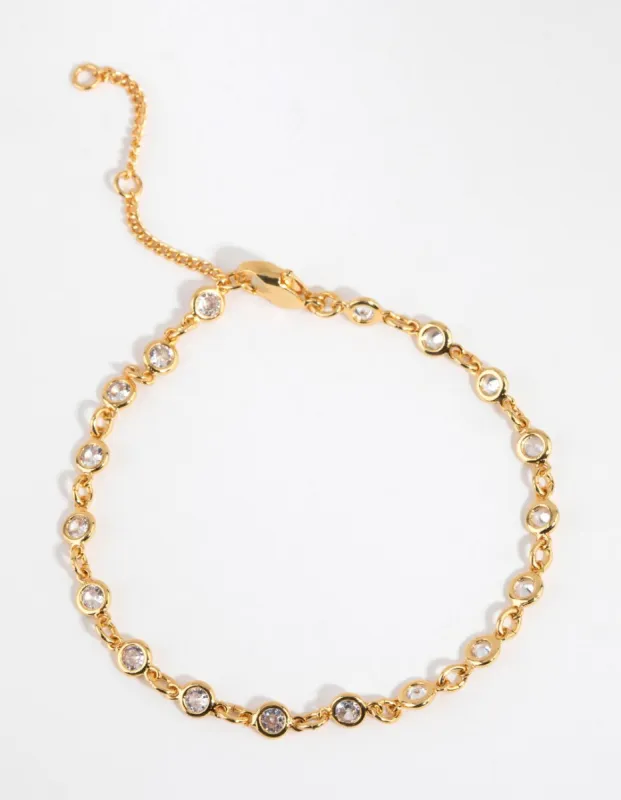 Gold Dainty Chain Bracelet sold by lovisa