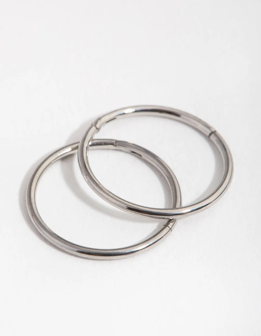 Surgical Steel Fine 10mm Sleeper Earrings sold by lovisa product image thumbnail 5
