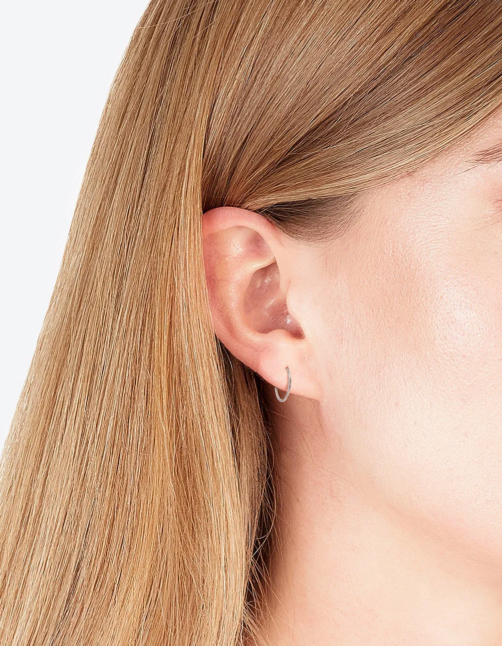 Surgical Steel Fine 10mm Sleeper Earrings sold by lovisa product image thumbnail 2