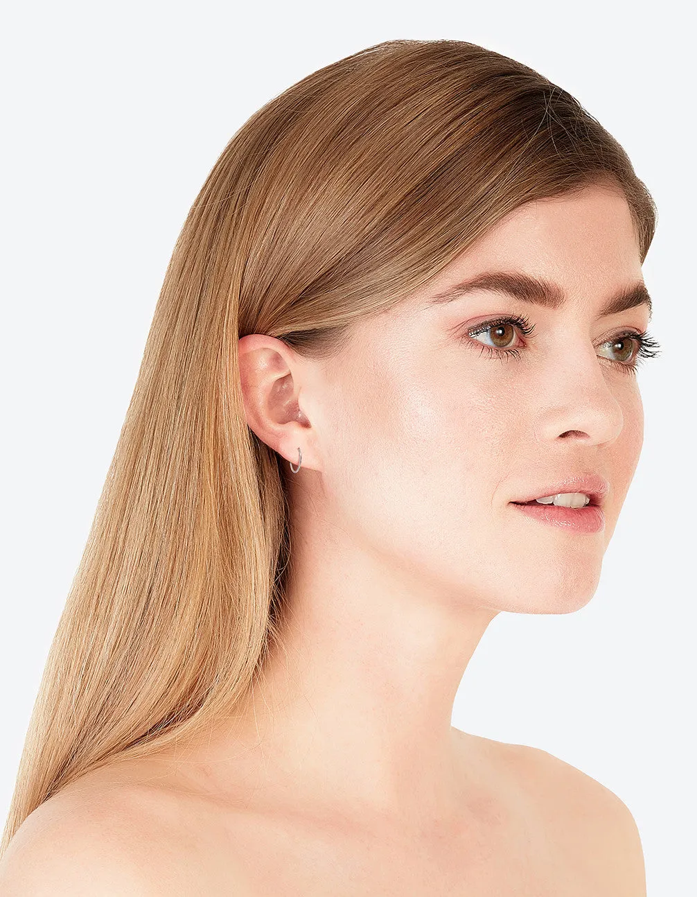 Surgical Steel Fine 10mm Sleeper Earrings sold by lovisa product image thumbnail 3