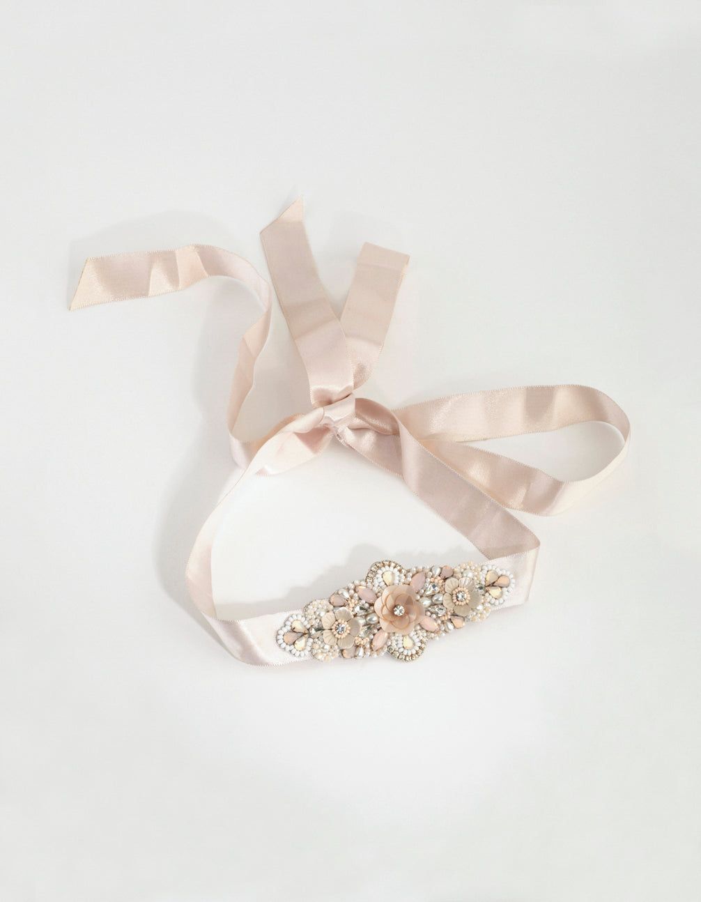 Mixed Bead Detail Blush Sash sold by lovisa