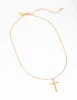 Waterproof Gold Plated Stainless Steel Cross Necklace sold by lovisa