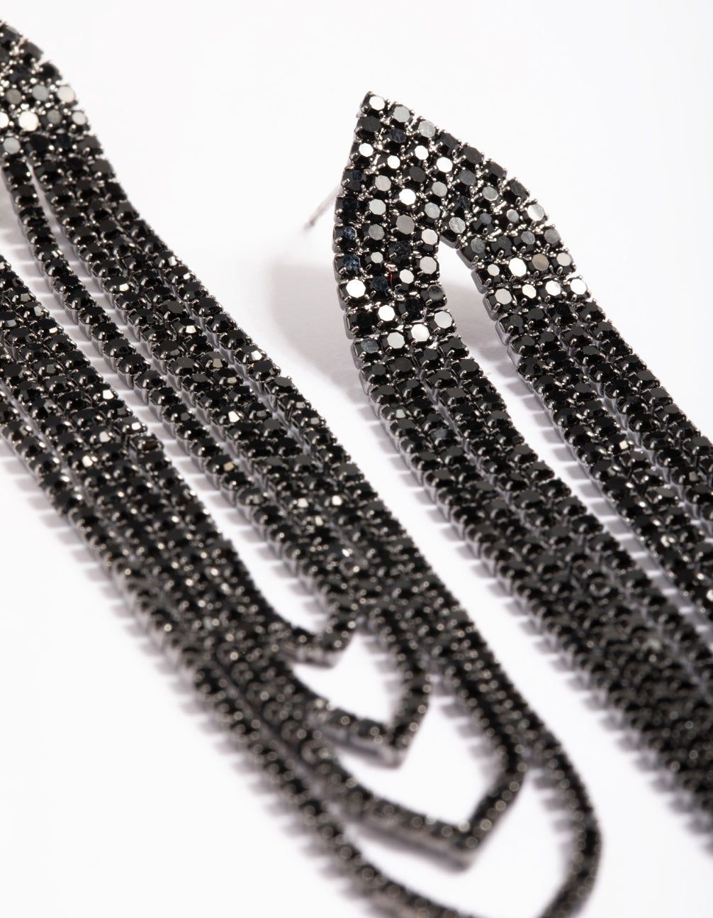 Rhodium Oval Cupchain Drop Earrings sold by lovisa product image thumbnail 5