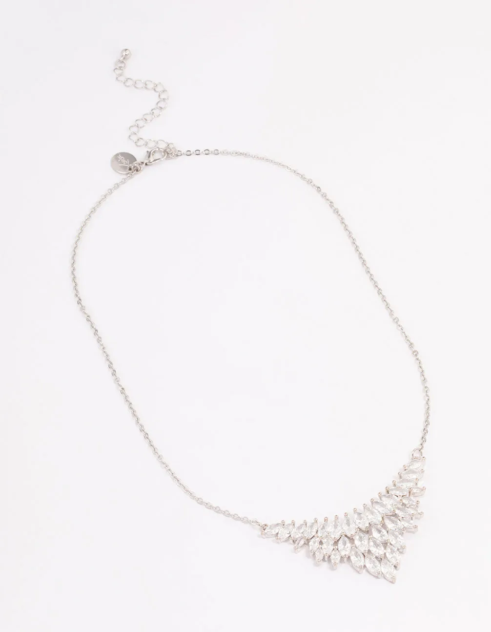 Rhodium Cubic Zirconia Short Necklace sold by lovisa product image thumbnail 2