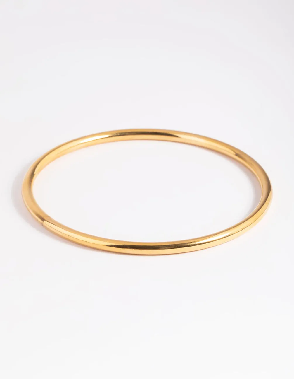 Gold Plated Stainless Steel Bangle sold by lovisa