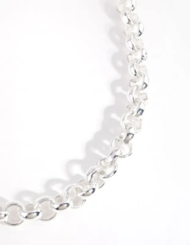 Silver Plated Rolo Chain Necklace sold by lovisa