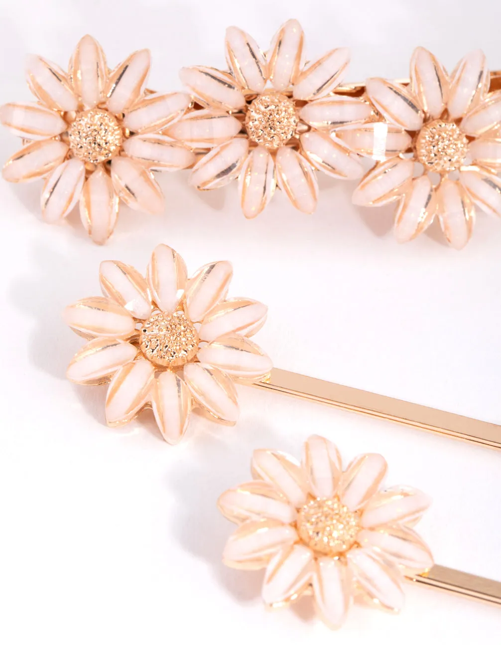 Stone Detail Flower Clips sold by lovisa product image thumbnail 4