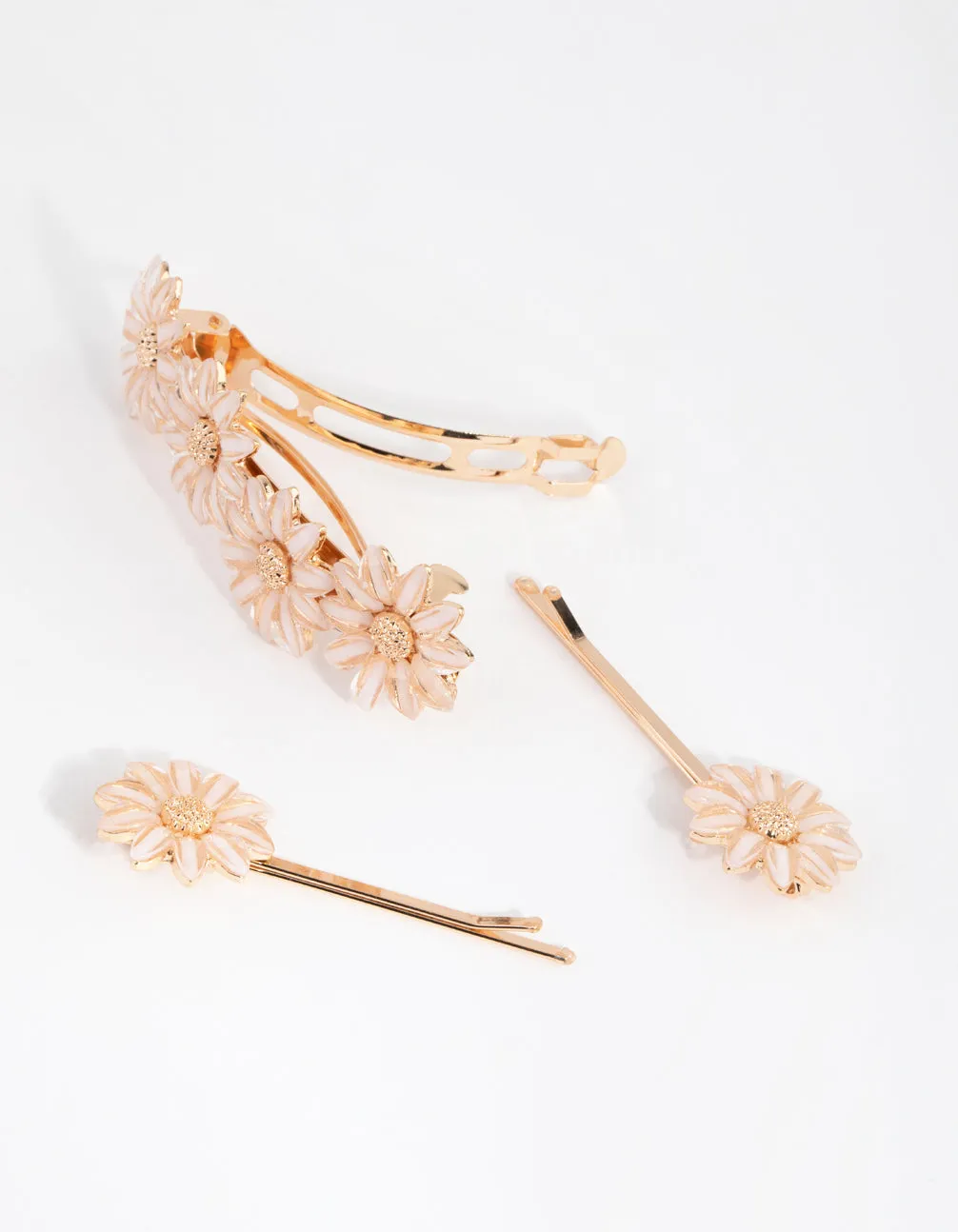 Stone Detail Flower Clips sold by lovisa product image thumbnail 3