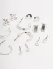 Silver Stud & Hoop Basic Earring Pack sold by lovisa