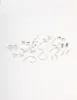 Silver Stud & Hoop Basic Earring Pack sold by lovisa