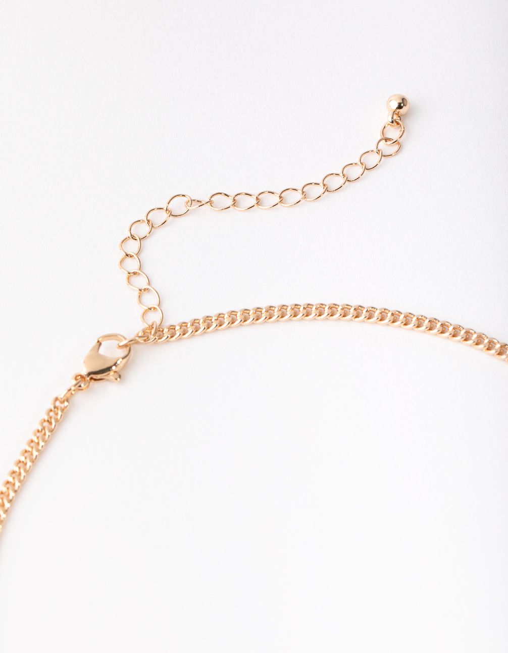 Gold Pearlised Flower Necklace sold by lovisa product image thumbnail 4