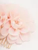 Gold Triple Pink Flower Hair Comb sold by lovisa