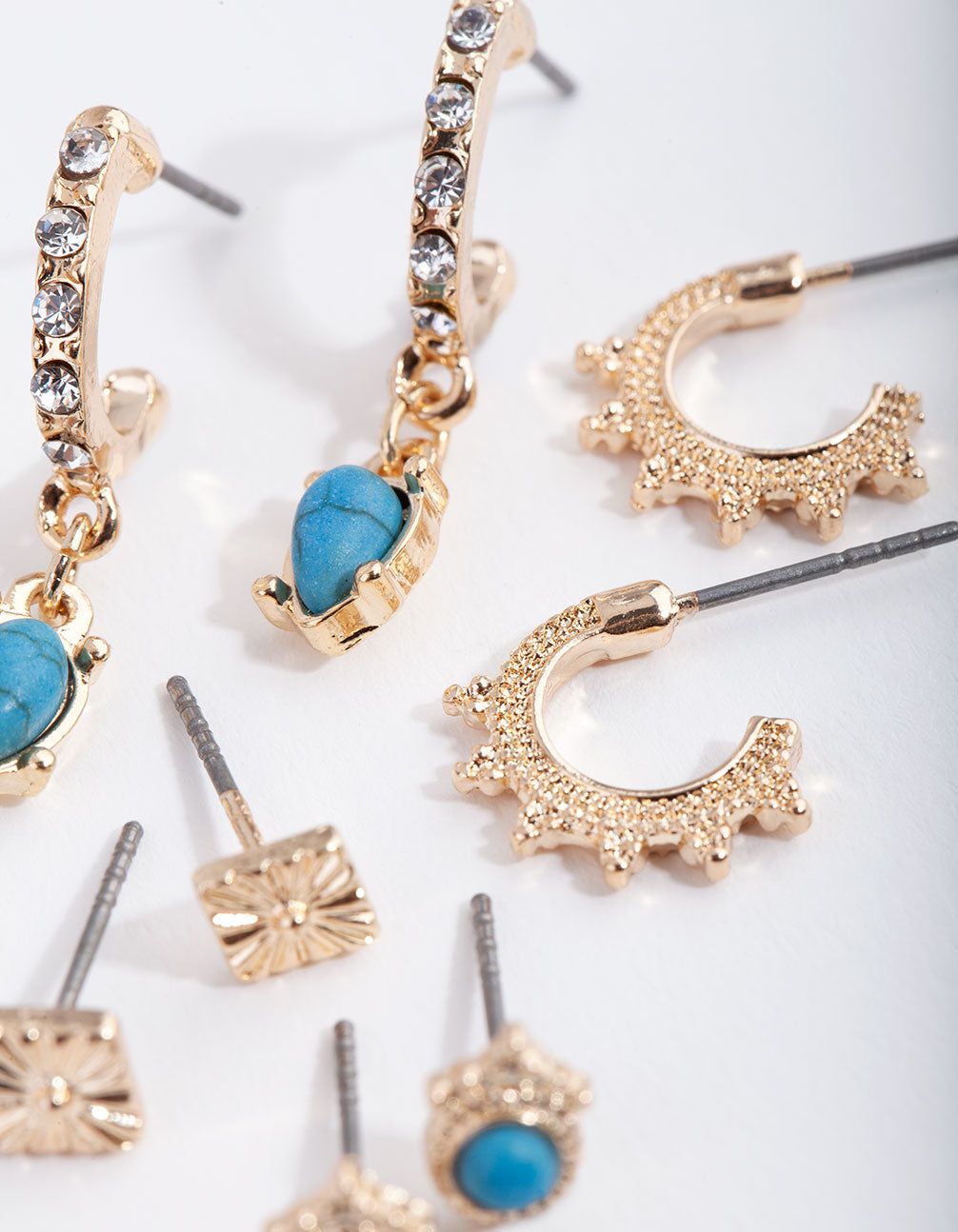 Gold Bohemian Stack Pack Earring sold by lovisa product image thumbnail 3