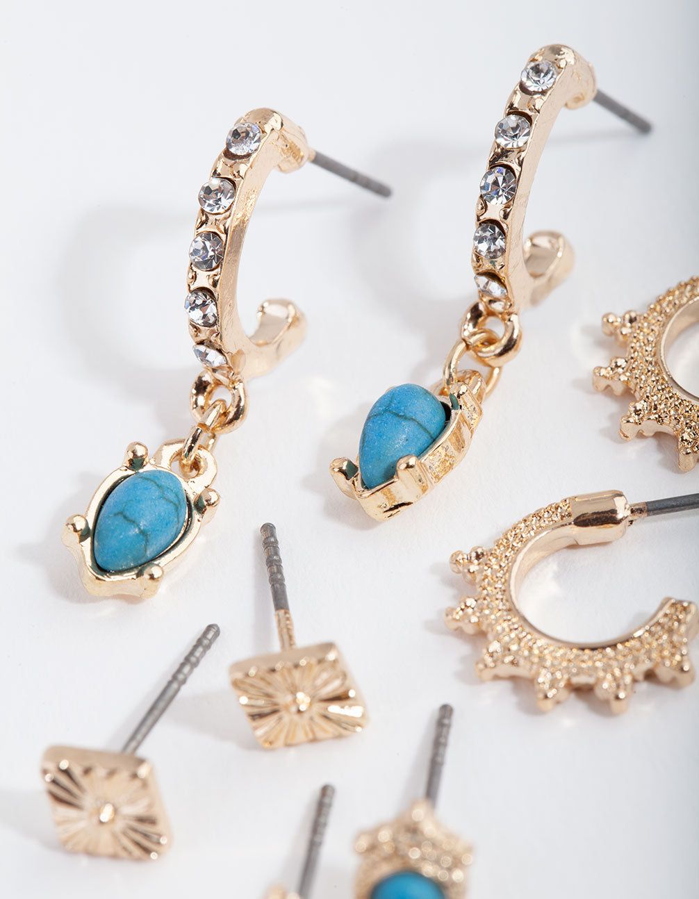 Gold Bohemian Stack Pack Earring sold by lovisa product image thumbnail 2